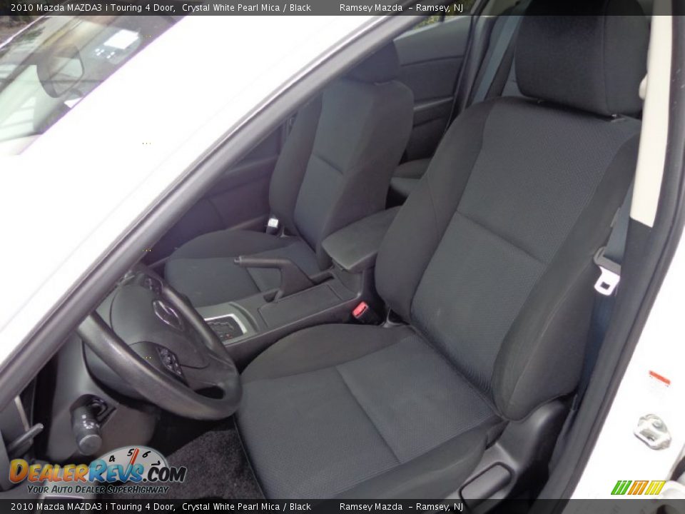 2010 Mazda MAZDA3 i Touring 4 Door Crystal White Pearl Mica / Black Photo #18