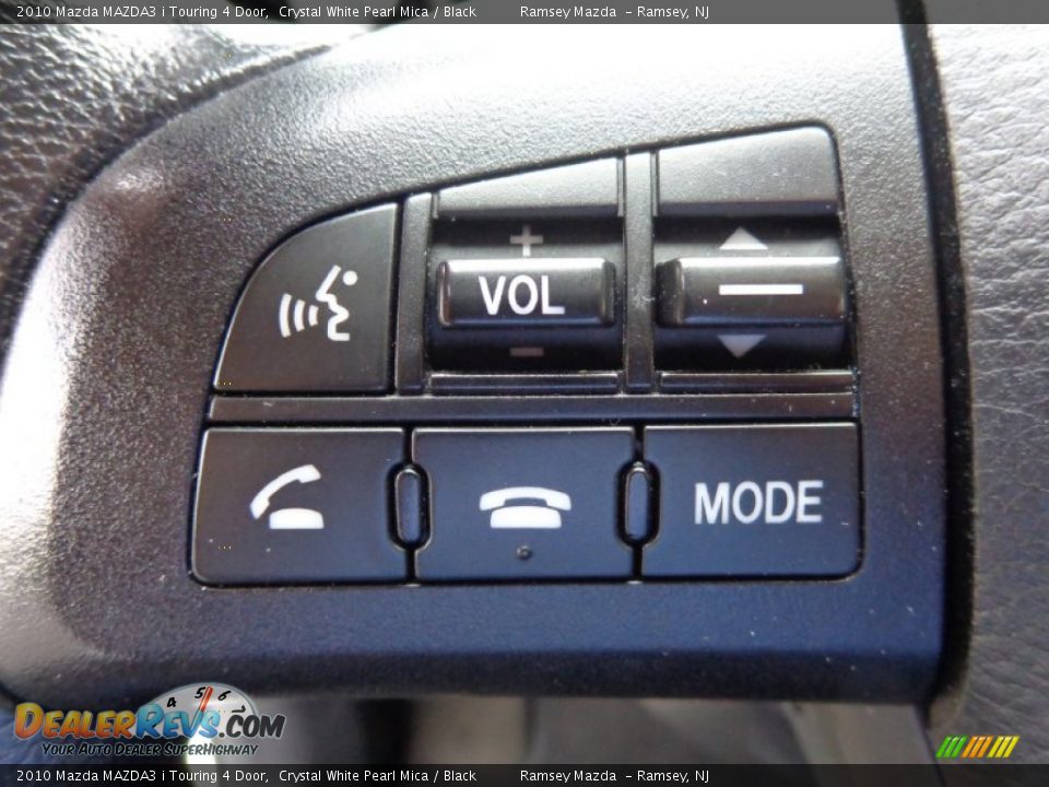2010 Mazda MAZDA3 i Touring 4 Door Crystal White Pearl Mica / Black Photo #21