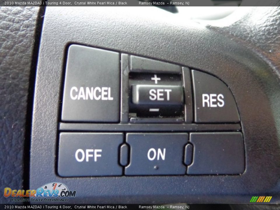 2010 Mazda MAZDA3 i Touring 4 Door Crystal White Pearl Mica / Black Photo #22