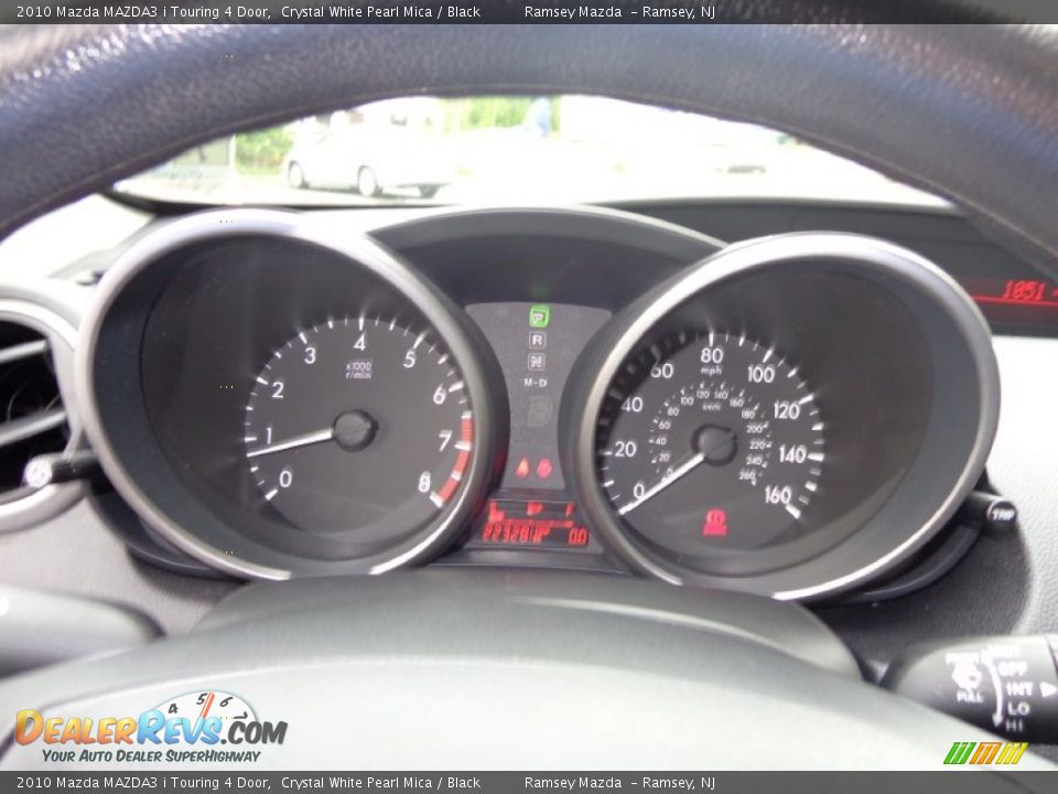 2010 Mazda MAZDA3 i Touring 4 Door Crystal White Pearl Mica / Black Photo #23