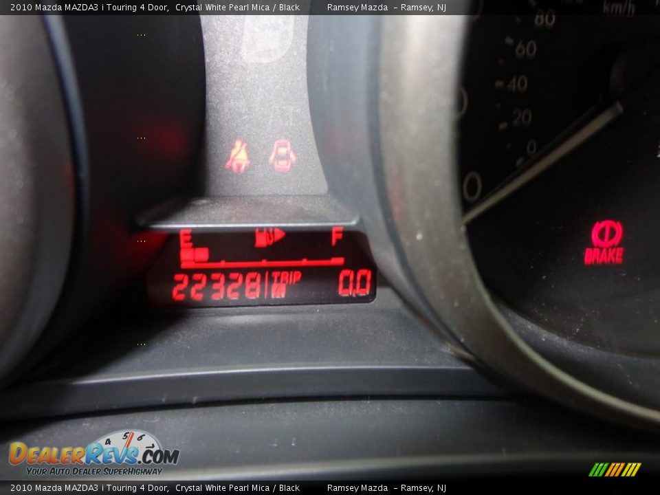 2010 Mazda MAZDA3 i Touring 4 Door Crystal White Pearl Mica / Black Photo #24