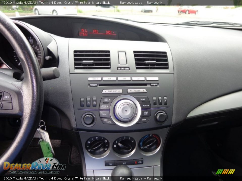 2010 Mazda MAZDA3 i Touring 4 Door Crystal White Pearl Mica / Black Photo #25