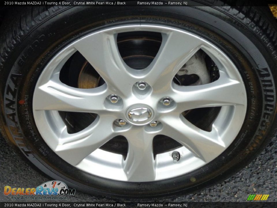 2010 Mazda MAZDA3 i Touring 4 Door Crystal White Pearl Mica / Black Photo #31
