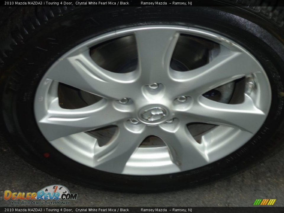 2010 Mazda MAZDA3 i Touring 4 Door Crystal White Pearl Mica / Black Photo #33