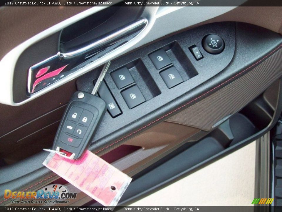 2012 Chevrolet Equinox LT AWD Black / Brownstone/Jet Black Photo #5