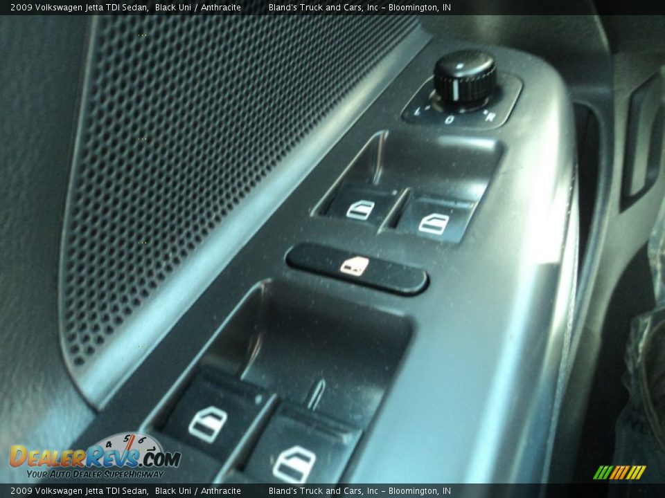 2009 Volkswagen Jetta TDI Sedan Black Uni / Anthracite Photo #11
