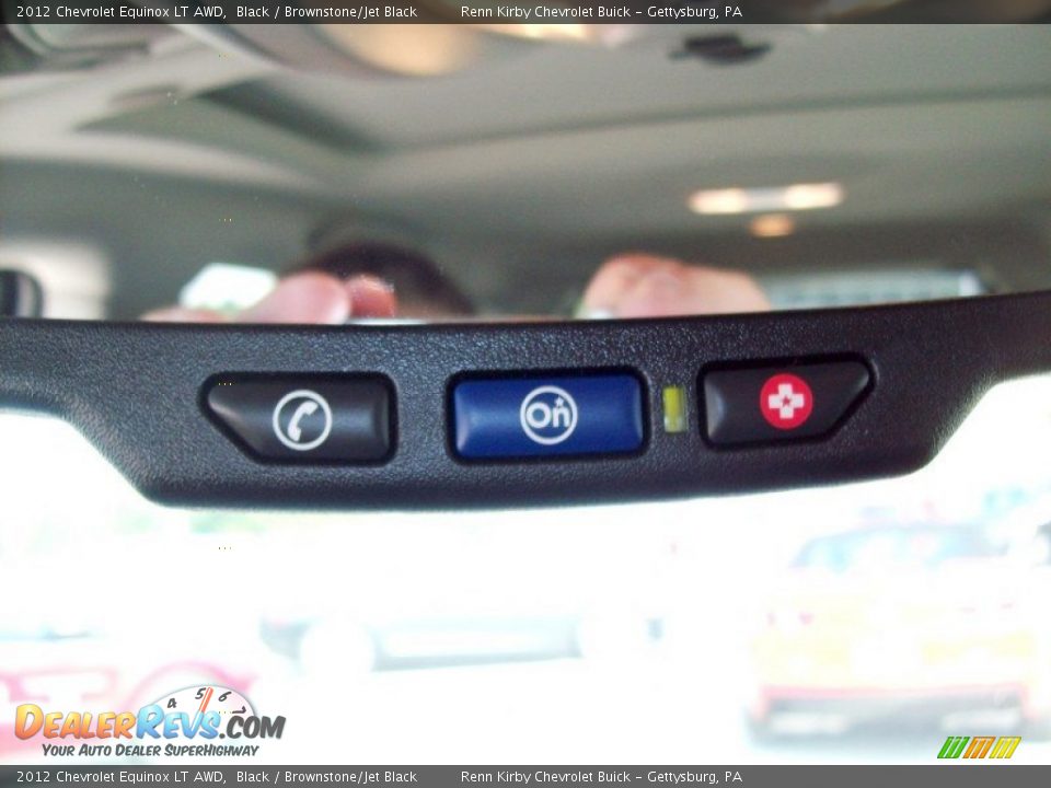 2012 Chevrolet Equinox LT AWD Black / Brownstone/Jet Black Photo #9