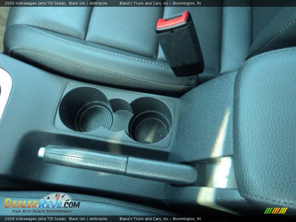 2009 Volkswagen Jetta TDI Sedan Black Uni / Anthracite Photo #17