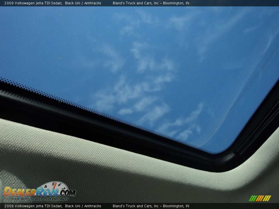 2009 Volkswagen Jetta TDI Sedan Black Uni / Anthracite Photo #19