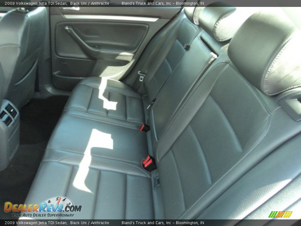 2009 Volkswagen Jetta TDI Sedan Black Uni / Anthracite Photo #20