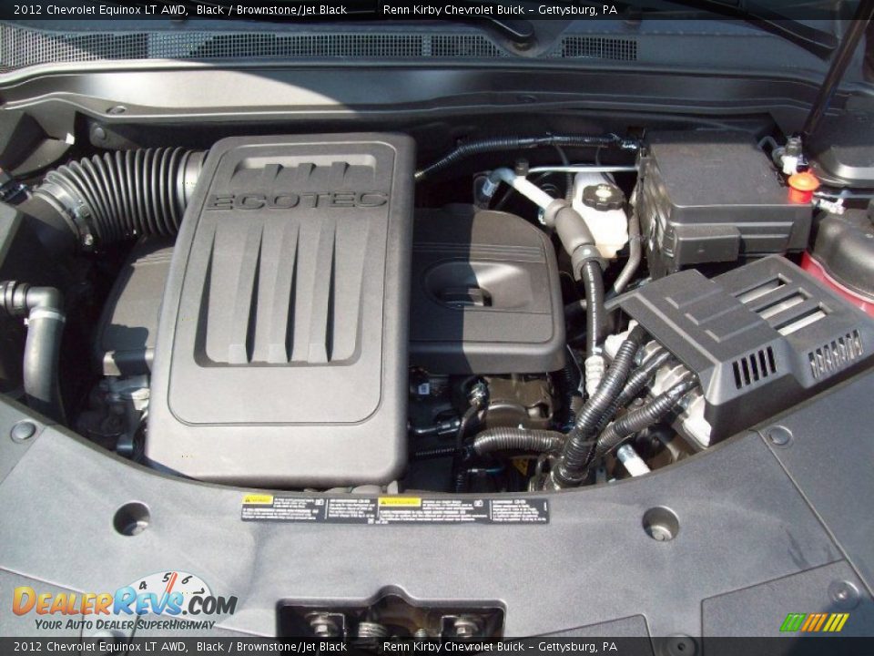 2012 Chevrolet Equinox LT AWD Black / Brownstone/Jet Black Photo #16