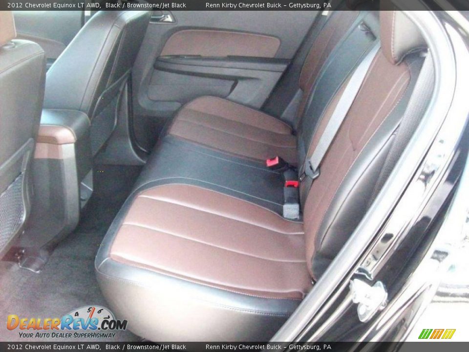 2012 Chevrolet Equinox LT AWD Black / Brownstone/Jet Black Photo #18