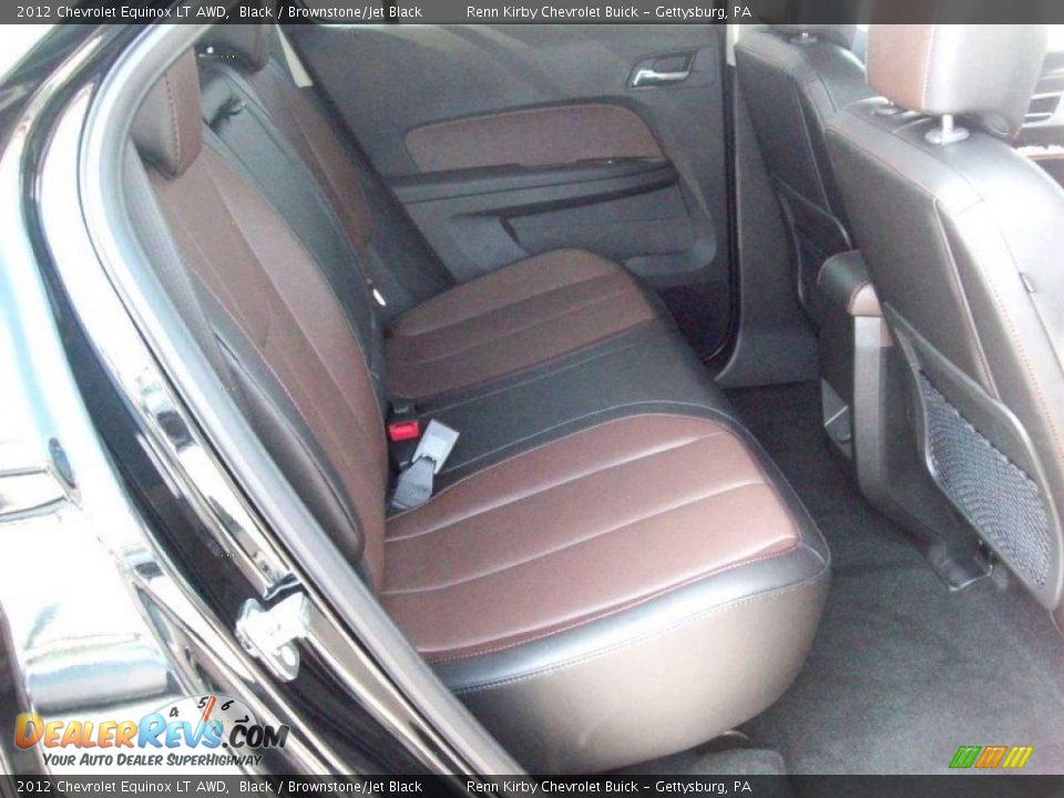 2012 Chevrolet Equinox LT AWD Black / Brownstone/Jet Black Photo #20