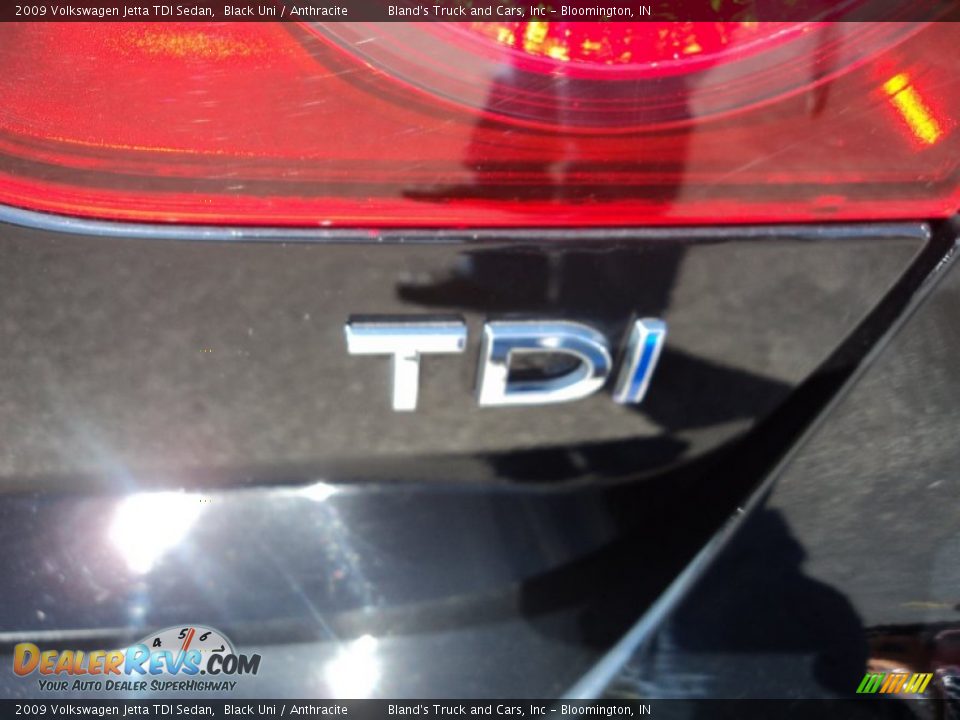 2009 Volkswagen Jetta TDI Sedan Black Uni / Anthracite Photo #25