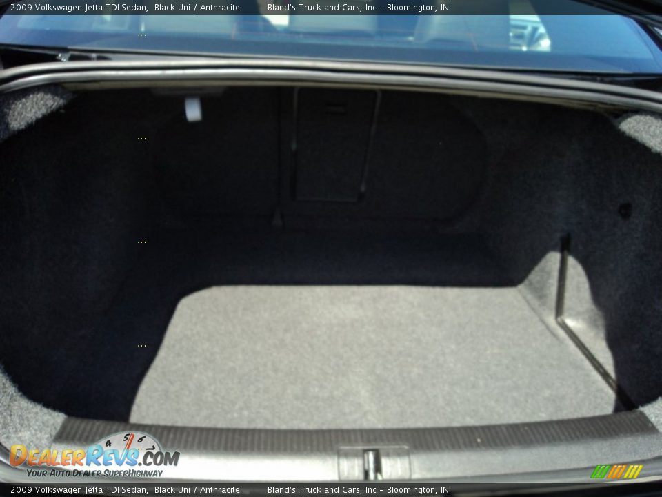 2009 Volkswagen Jetta TDI Sedan Black Uni / Anthracite Photo #27