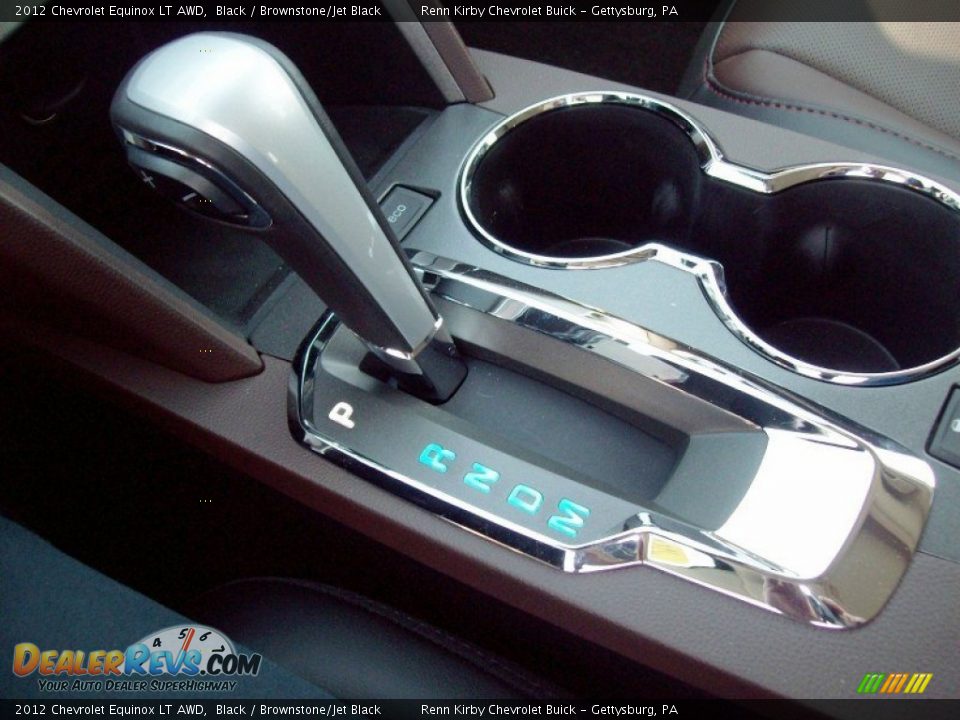 2012 Chevrolet Equinox LT AWD Black / Brownstone/Jet Black Photo #24