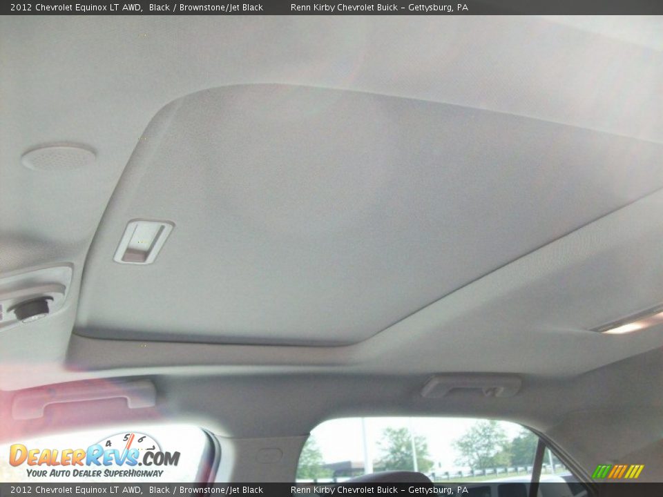 2012 Chevrolet Equinox LT AWD Black / Brownstone/Jet Black Photo #27