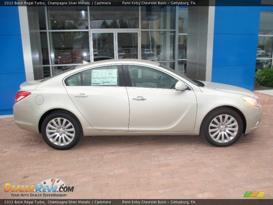 2013 Buick Regal Turbo Champagne Silver Metallic / Cashmere Photo #3