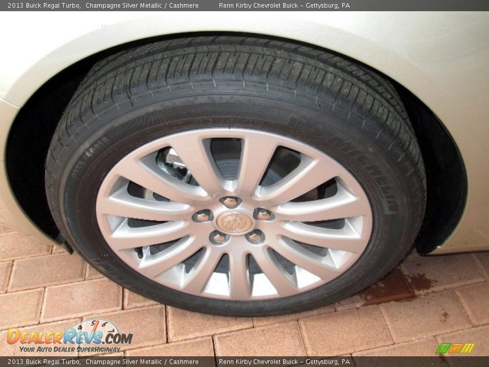 2013 Buick Regal Turbo Champagne Silver Metallic / Cashmere Photo #4