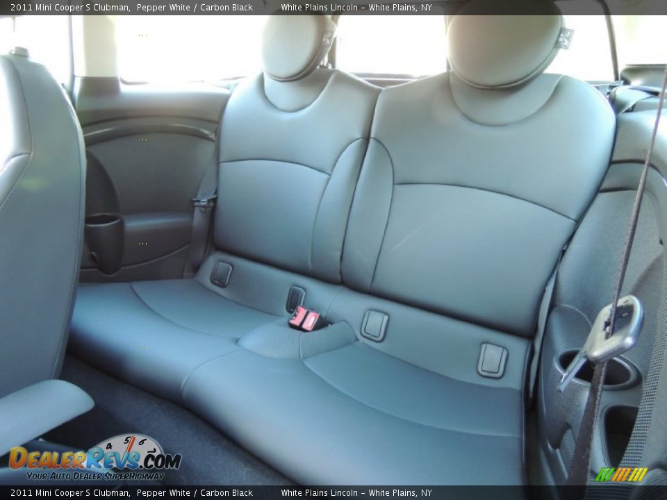 2011 Mini Cooper S Clubman Pepper White / Carbon Black Photo #10