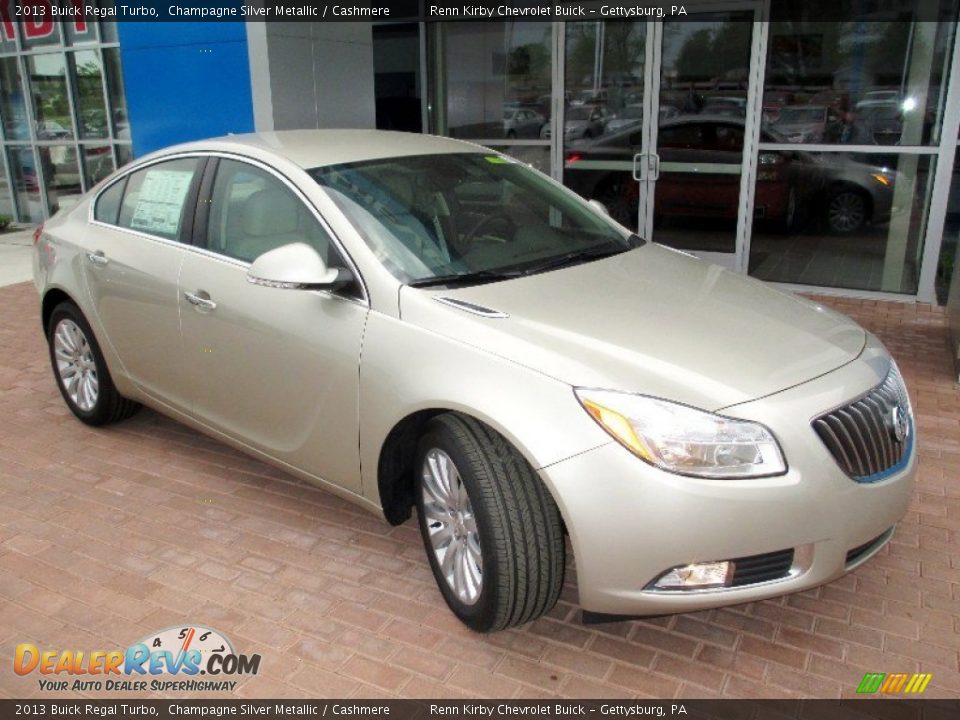 2013 Buick Regal Turbo Champagne Silver Metallic / Cashmere Photo #12