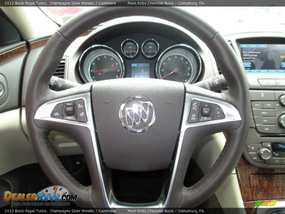 2013 Buick Regal Turbo Champagne Silver Metallic / Cashmere Photo #22