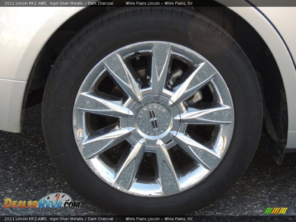 2011 Lincoln MKZ AWD Ingot Silver Metallic / Dark Charcoal Photo #5