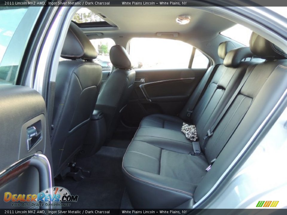 2011 Lincoln MKZ AWD Ingot Silver Metallic / Dark Charcoal Photo #9