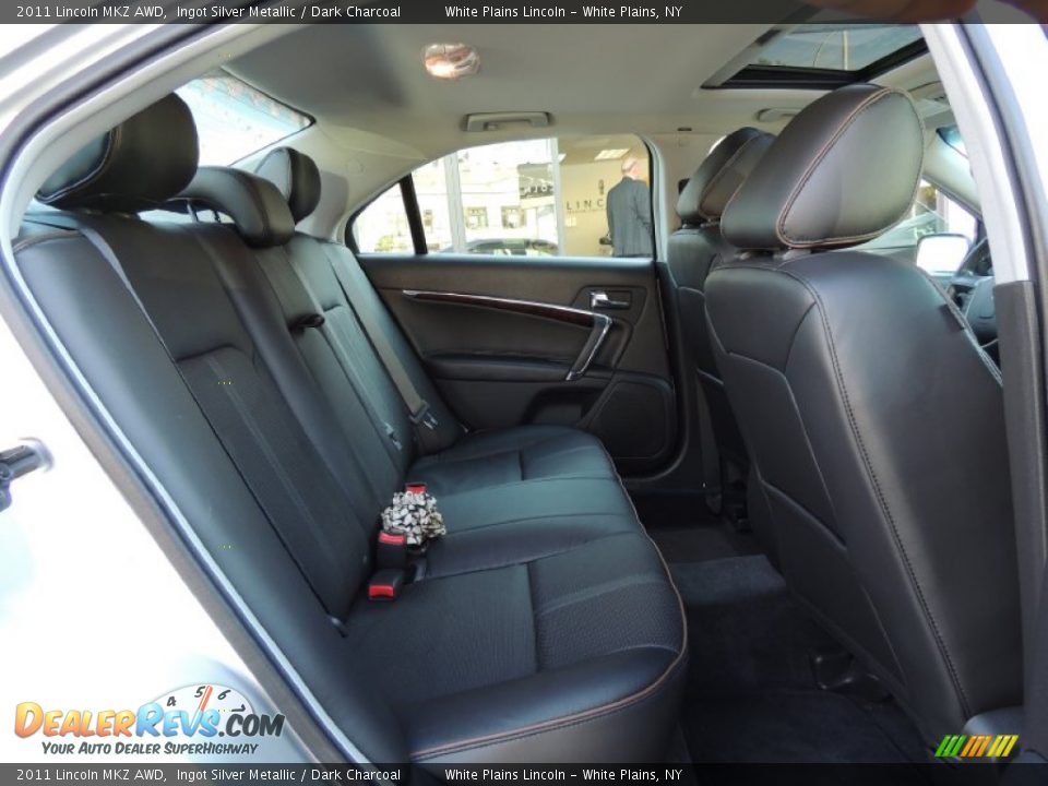 2011 Lincoln MKZ AWD Ingot Silver Metallic / Dark Charcoal Photo #10