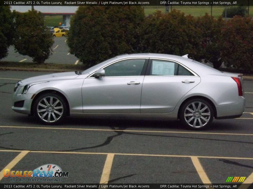 Radiant Silver Metallic 2013 Cadillac ATS 2.0L Turbo Luxury Photo #2