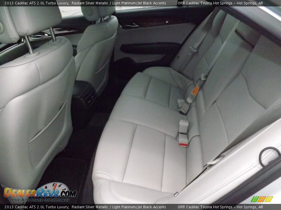 2013 Cadillac ATS 2.0L Turbo Luxury Radiant Silver Metallic / Light Platinum/Jet Black Accents Photo #10