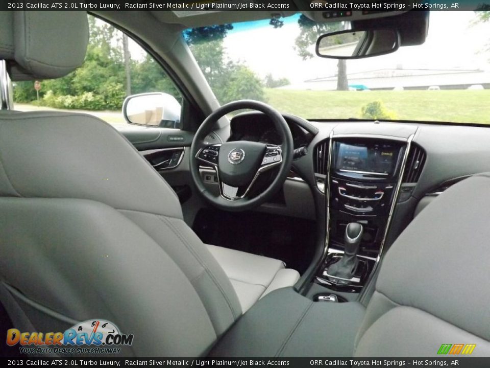 2013 Cadillac ATS 2.0L Turbo Luxury Radiant Silver Metallic / Light Platinum/Jet Black Accents Photo #13