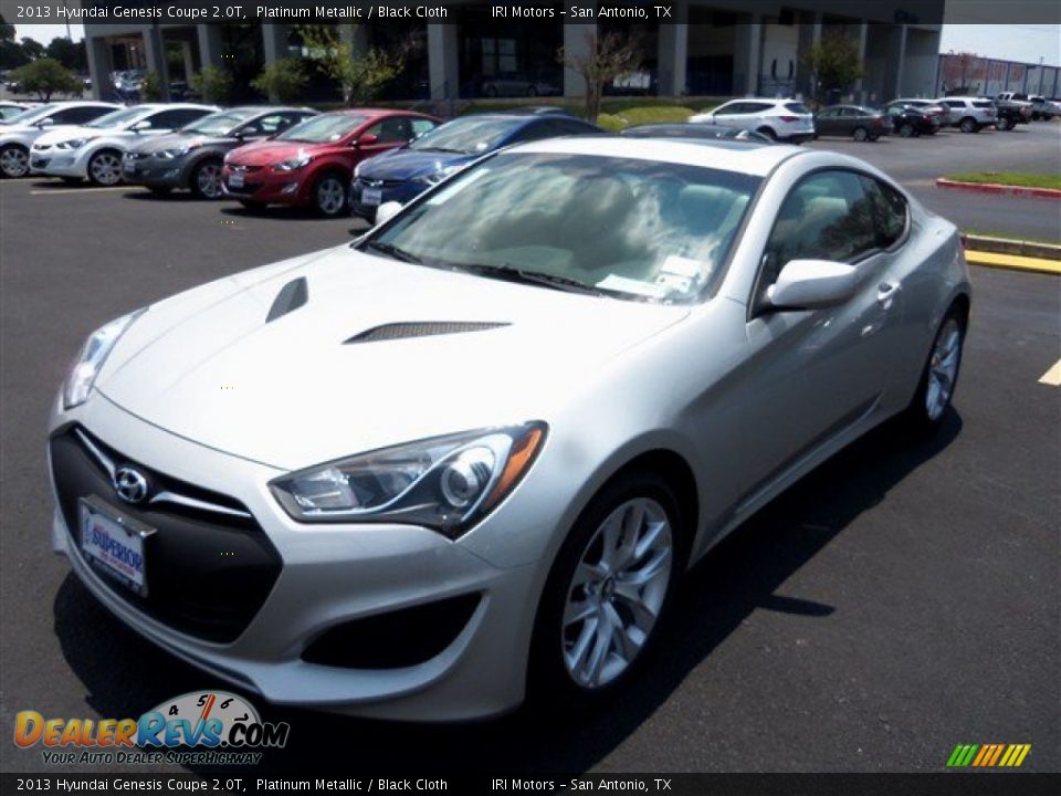 2013 Hyundai Genesis Coupe 2.0T Platinum Metallic / Black Cloth Photo #1
