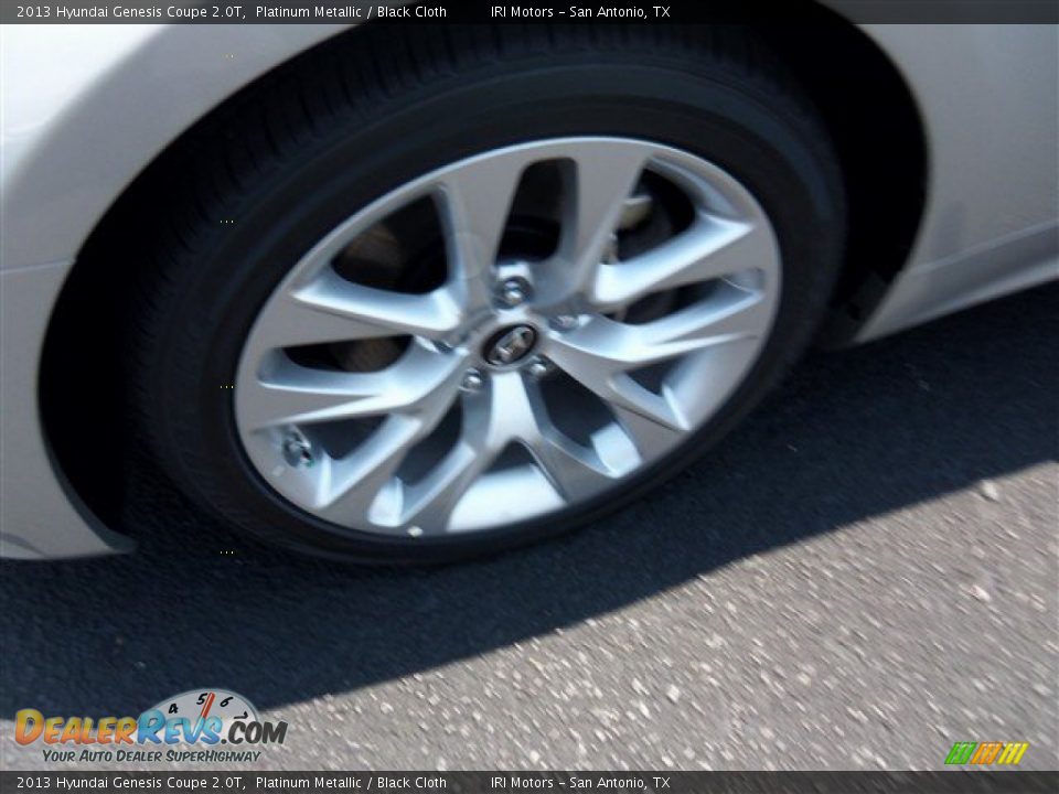 2013 Hyundai Genesis Coupe 2.0T Platinum Metallic / Black Cloth Photo #3