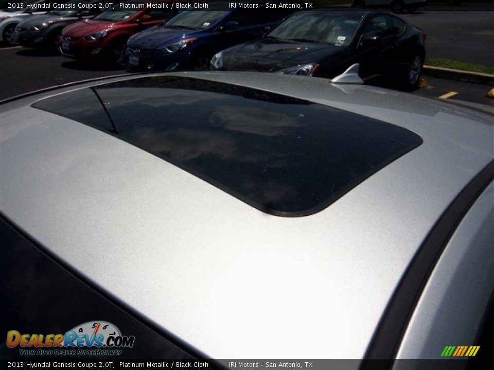 2013 Hyundai Genesis Coupe 2.0T Platinum Metallic / Black Cloth Photo #4