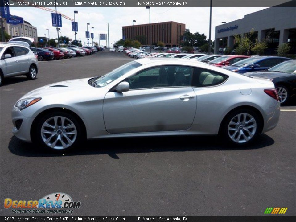 2013 Hyundai Genesis Coupe 2.0T Platinum Metallic / Black Cloth Photo #5