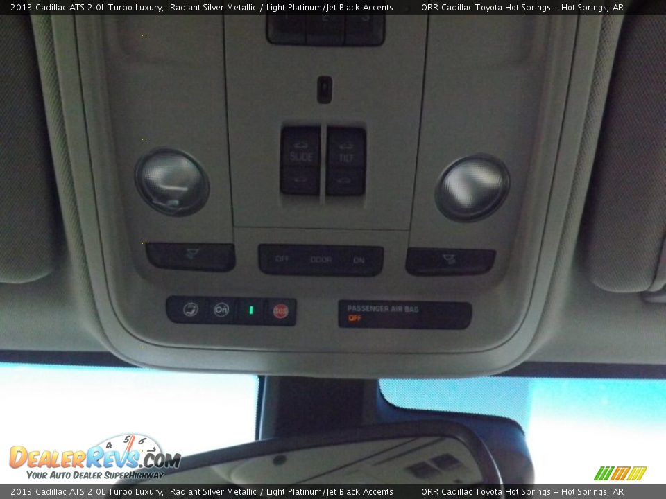 2013 Cadillac ATS 2.0L Turbo Luxury Radiant Silver Metallic / Light Platinum/Jet Black Accents Photo #25