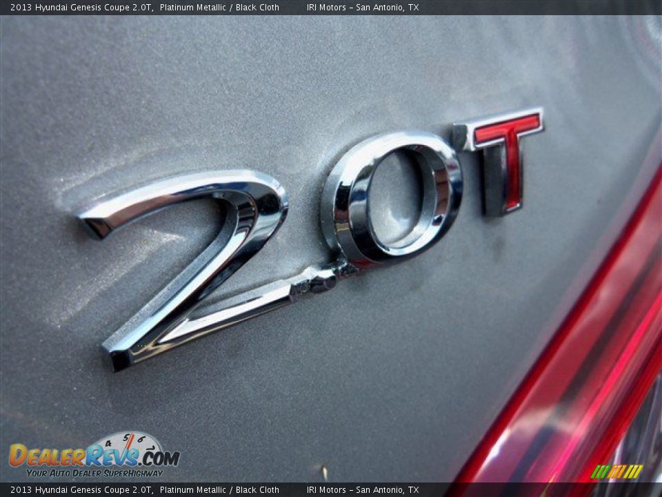2013 Hyundai Genesis Coupe 2.0T Platinum Metallic / Black Cloth Photo #8