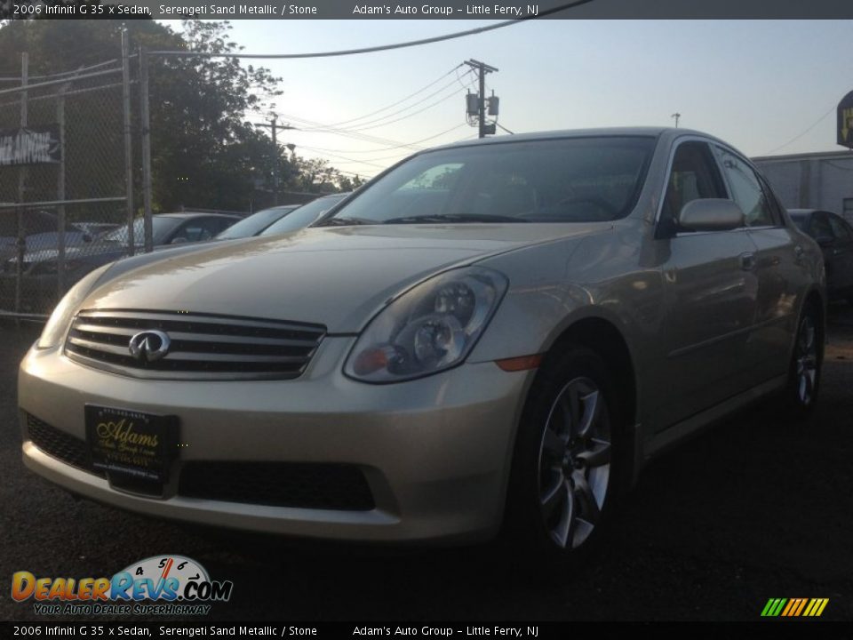 2006 Infiniti G 35 x Sedan Serengeti Sand Metallic / Stone Photo #1