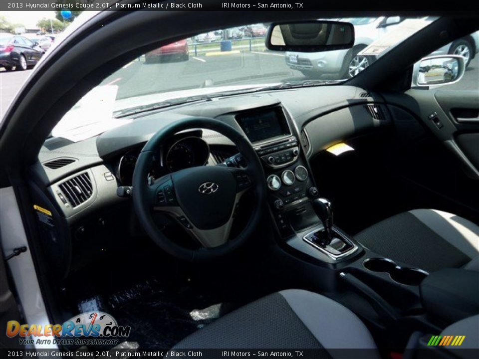 2013 Hyundai Genesis Coupe 2.0T Platinum Metallic / Black Cloth Photo #10