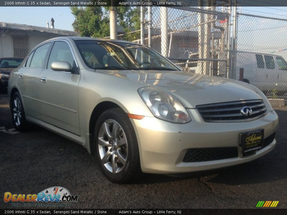 2006 Infiniti G 35 x Sedan Serengeti Sand Metallic / Stone Photo #3
