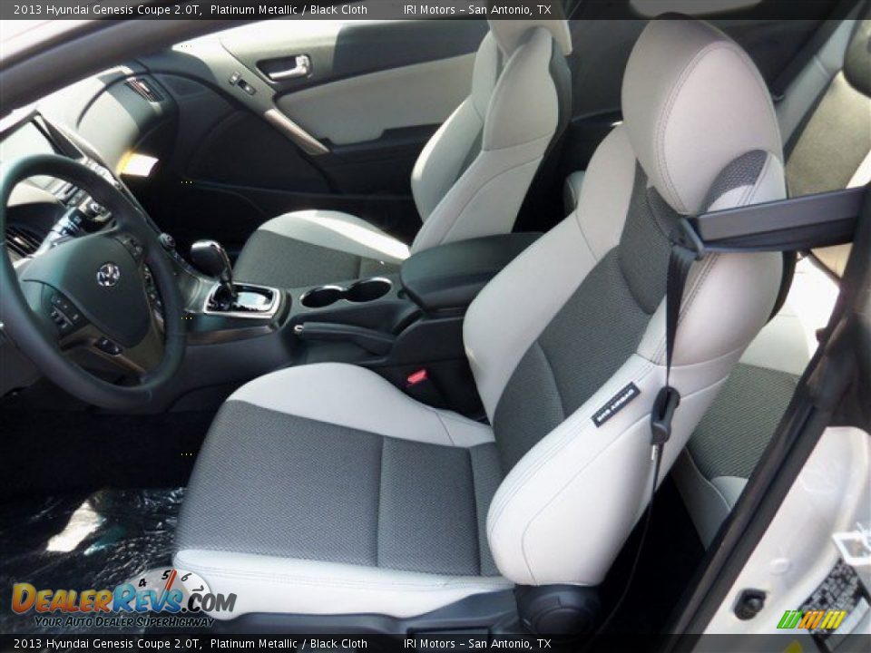 2013 Hyundai Genesis Coupe 2.0T Platinum Metallic / Black Cloth Photo #11