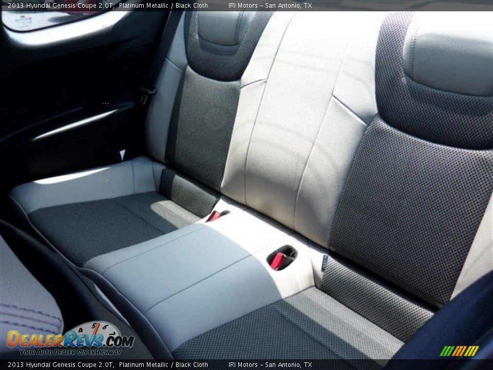 2013 Hyundai Genesis Coupe 2.0T Platinum Metallic / Black Cloth Photo #12