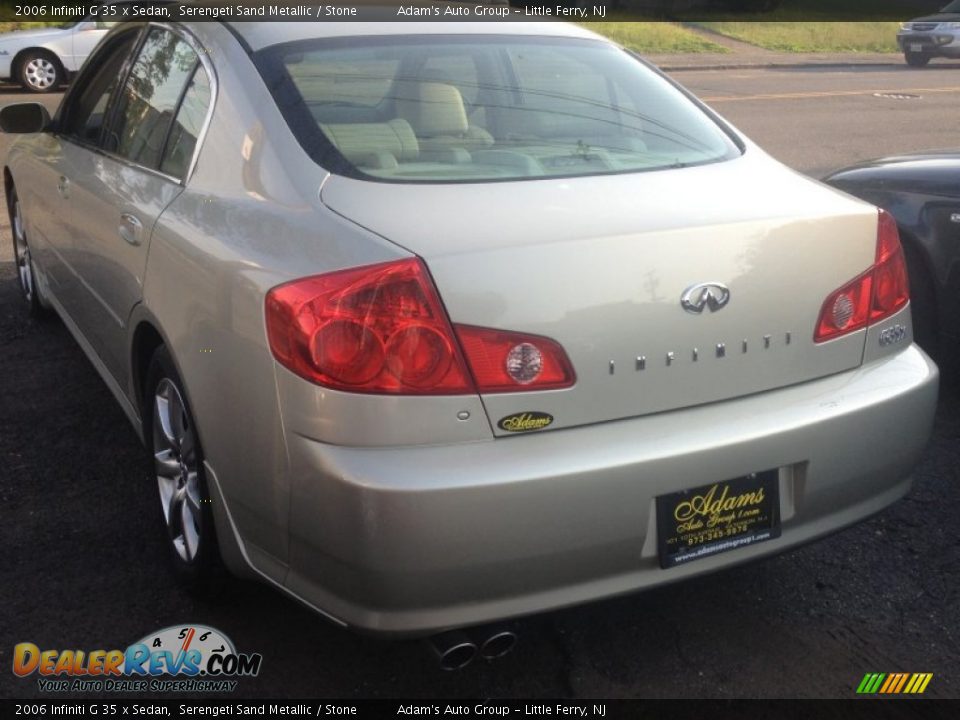2006 Infiniti G 35 x Sedan Serengeti Sand Metallic / Stone Photo #6