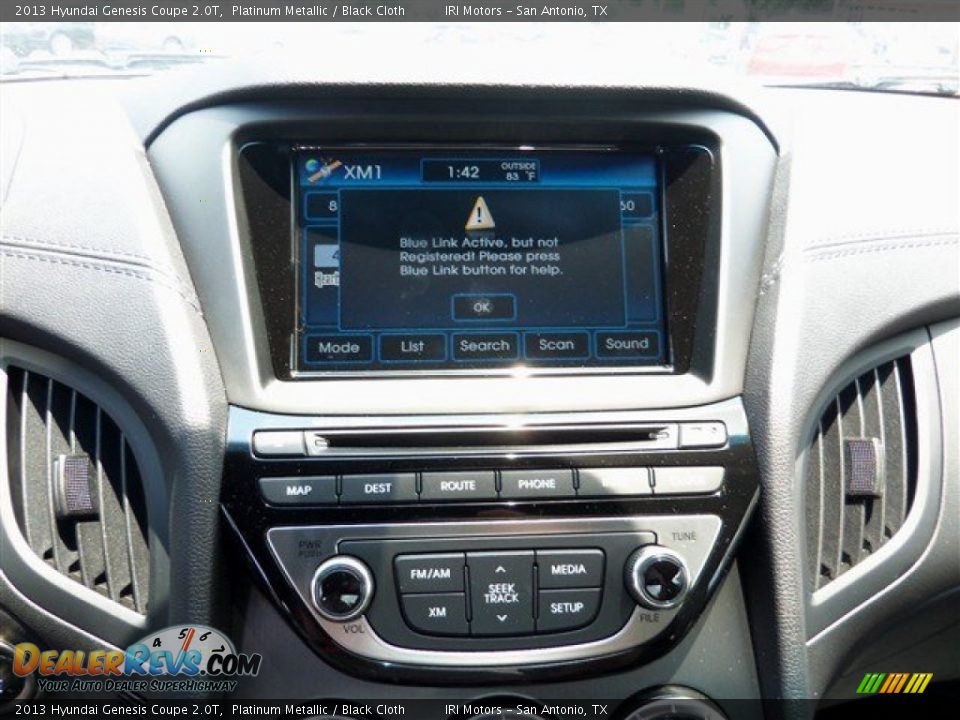 2013 Hyundai Genesis Coupe 2.0T Platinum Metallic / Black Cloth Photo #14