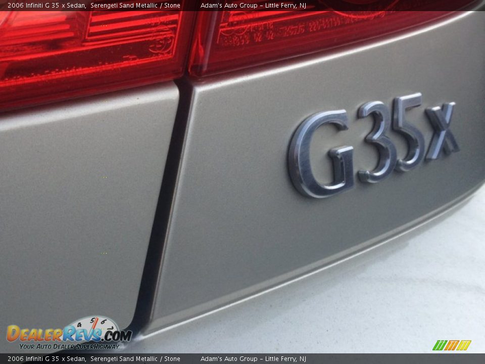 2006 Infiniti G 35 x Sedan Serengeti Sand Metallic / Stone Photo #7
