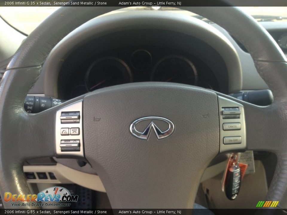 2006 Infiniti G 35 x Sedan Serengeti Sand Metallic / Stone Photo #11