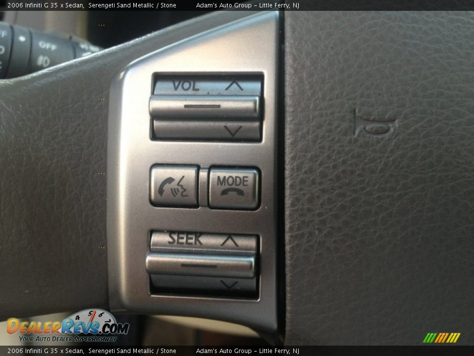 2006 Infiniti G 35 x Sedan Serengeti Sand Metallic / Stone Photo #12