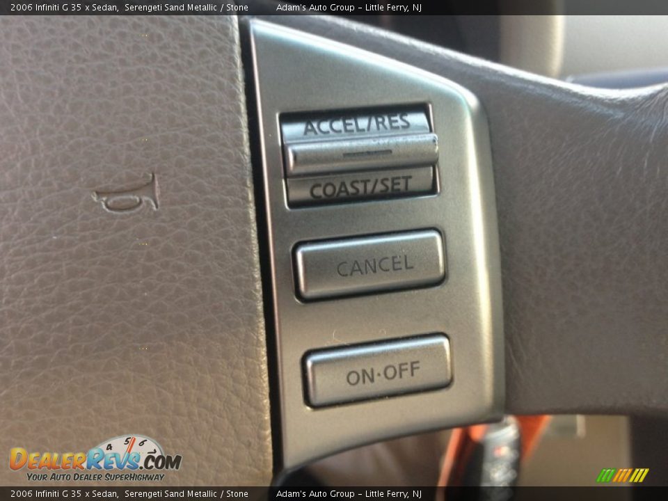 2006 Infiniti G 35 x Sedan Serengeti Sand Metallic / Stone Photo #13