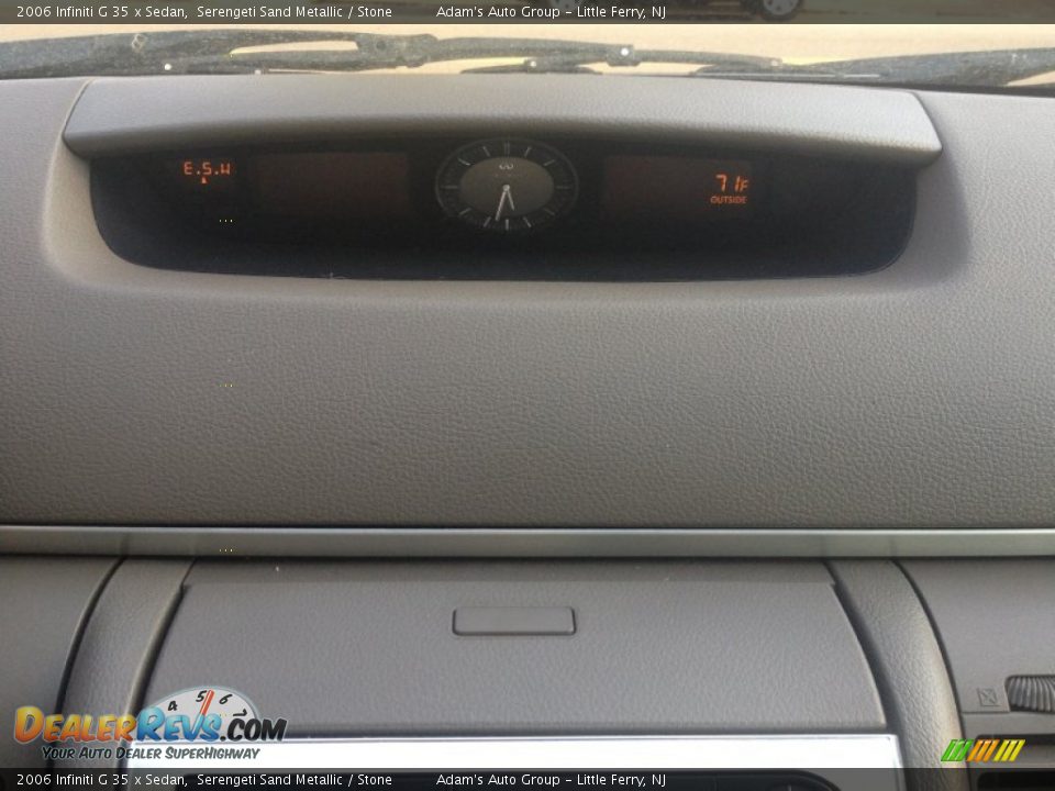 2006 Infiniti G 35 x Sedan Serengeti Sand Metallic / Stone Photo #15